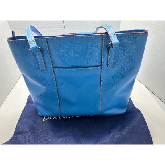 DOONEY & BOURKE blue pebble grain Lexington tote bag - Picture 3 of 6